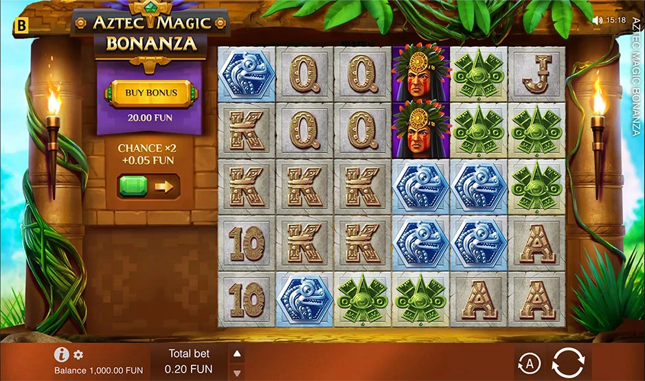 Aztec macic bonanza slot by Bgaming