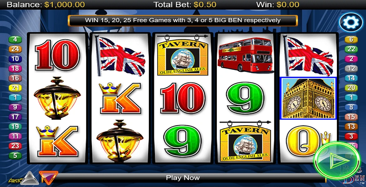 big ben slot by aristocrat