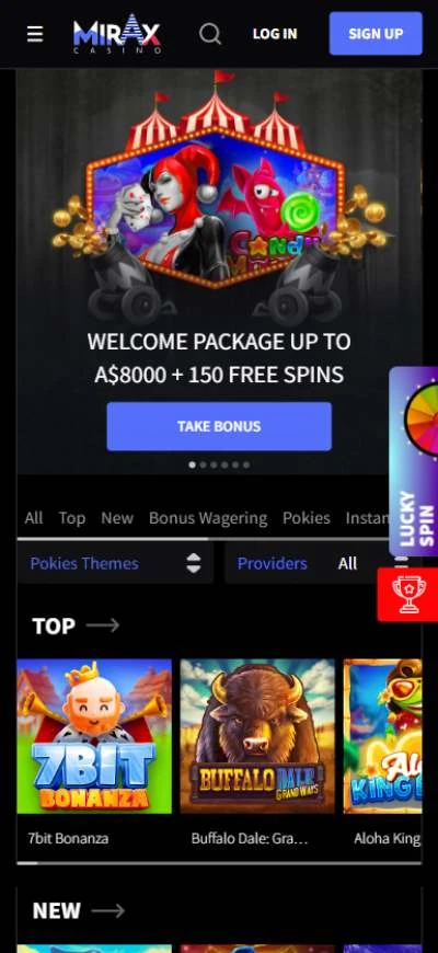 mirax casino mobile