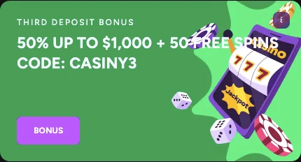 Third deposit bonus