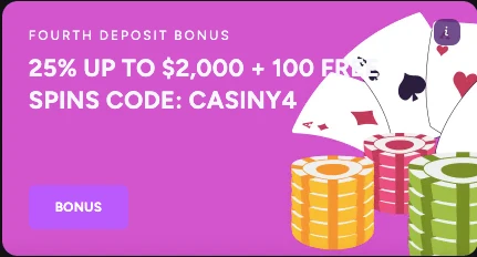 Fourth deposit bonus