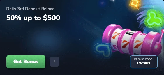 Daily 3rd Deposit Reload