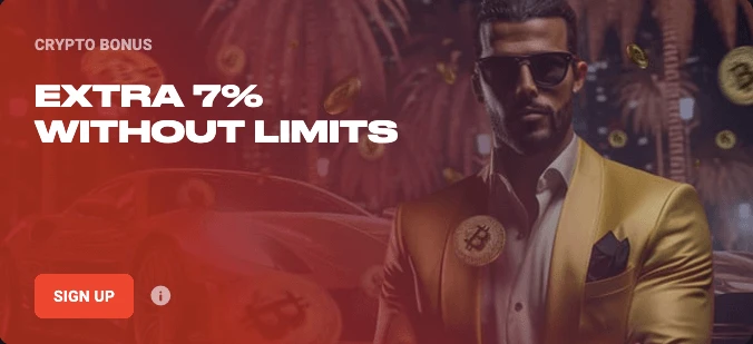 Extra 7% without limits