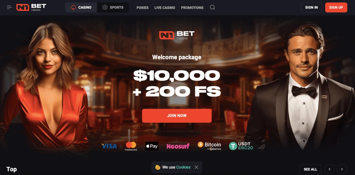 n1bet main page