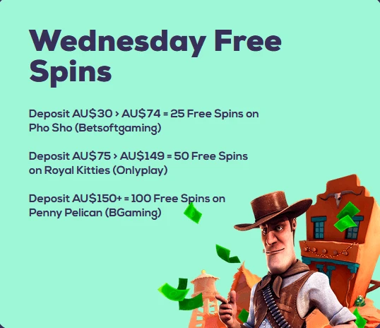 Wednesday free spins