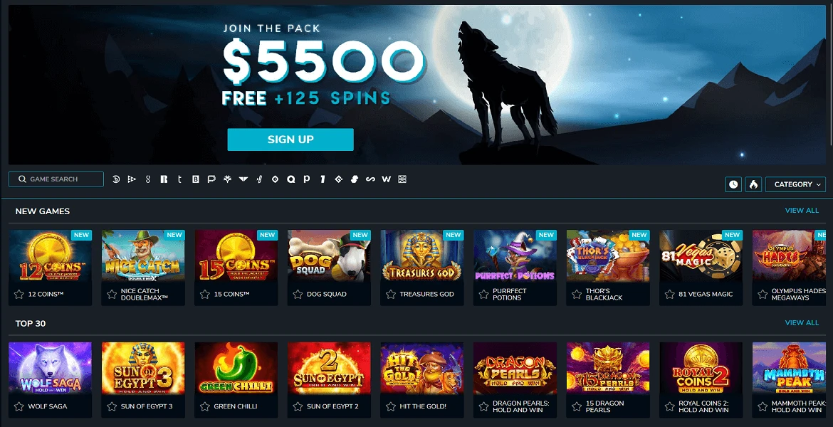 Wolf Winner Casino Login