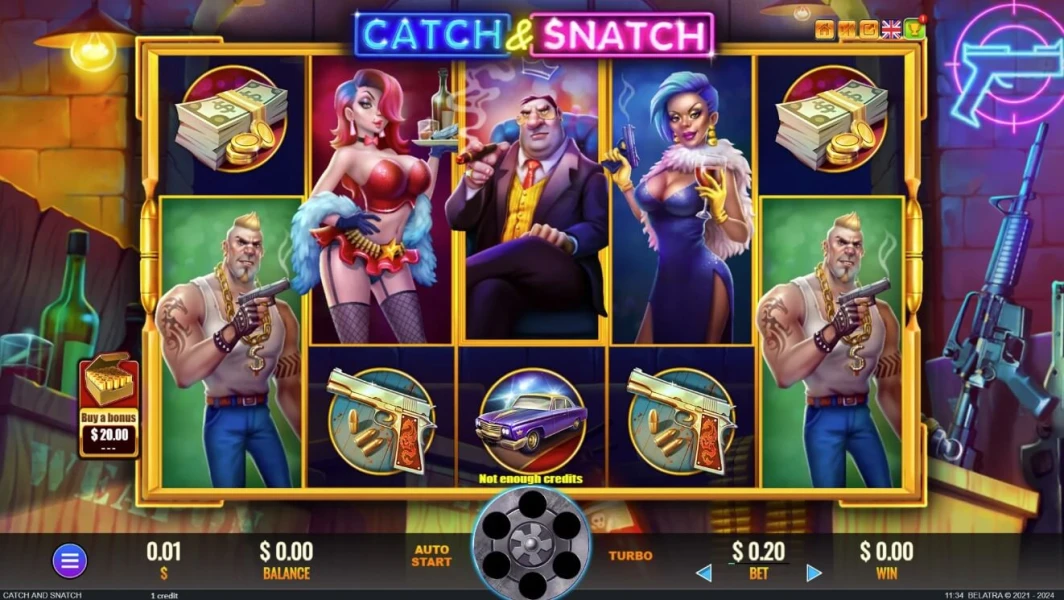 Catch & Snatch pokie review