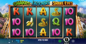 Play in Snakes & Ladders Snake Eyes for free now | 