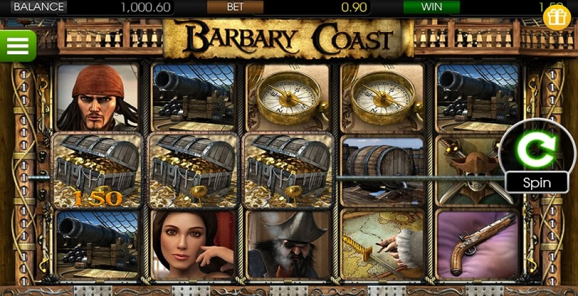 barbary coast pokie