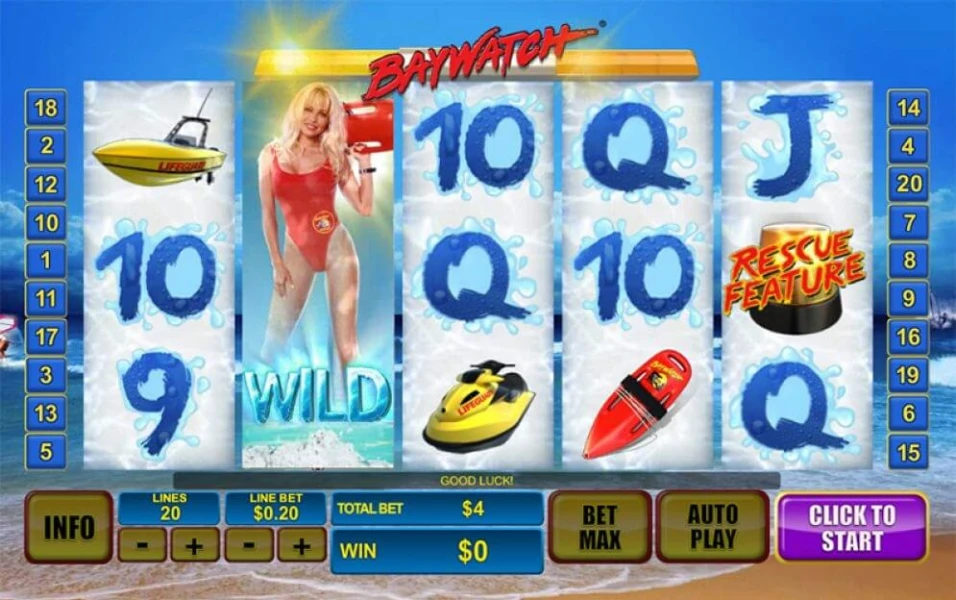 baywatch pokie