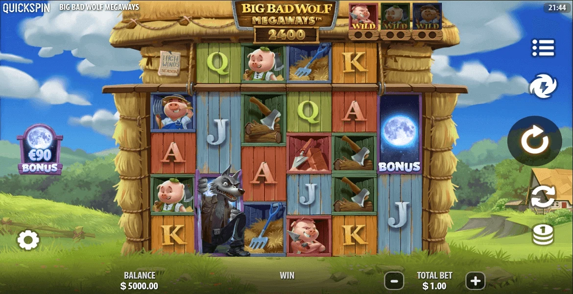 big bad wolf pokie