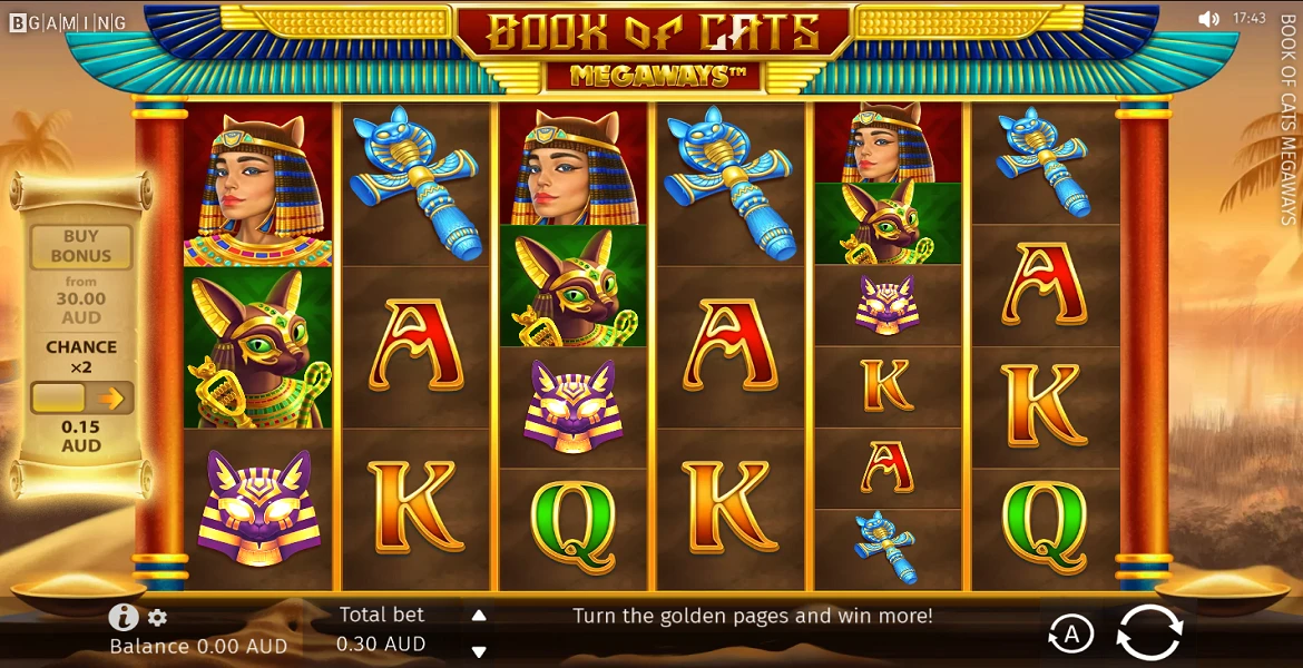 book of cats megaways pokie