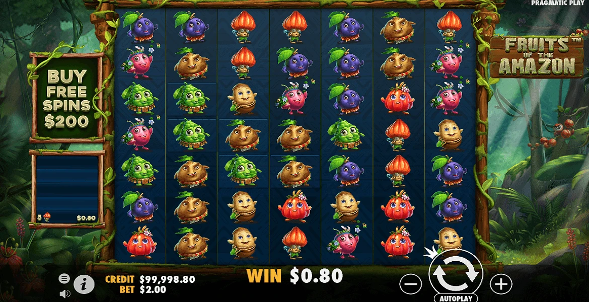 Play in Fruits of the Amazon by Pragmatic Play for free now | SmartPokies