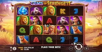 Play in Gems of Serengeti for free now | 