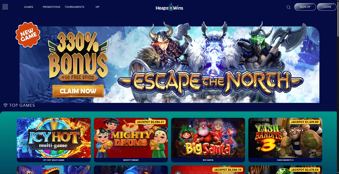 Heaps Of Wins Casino login