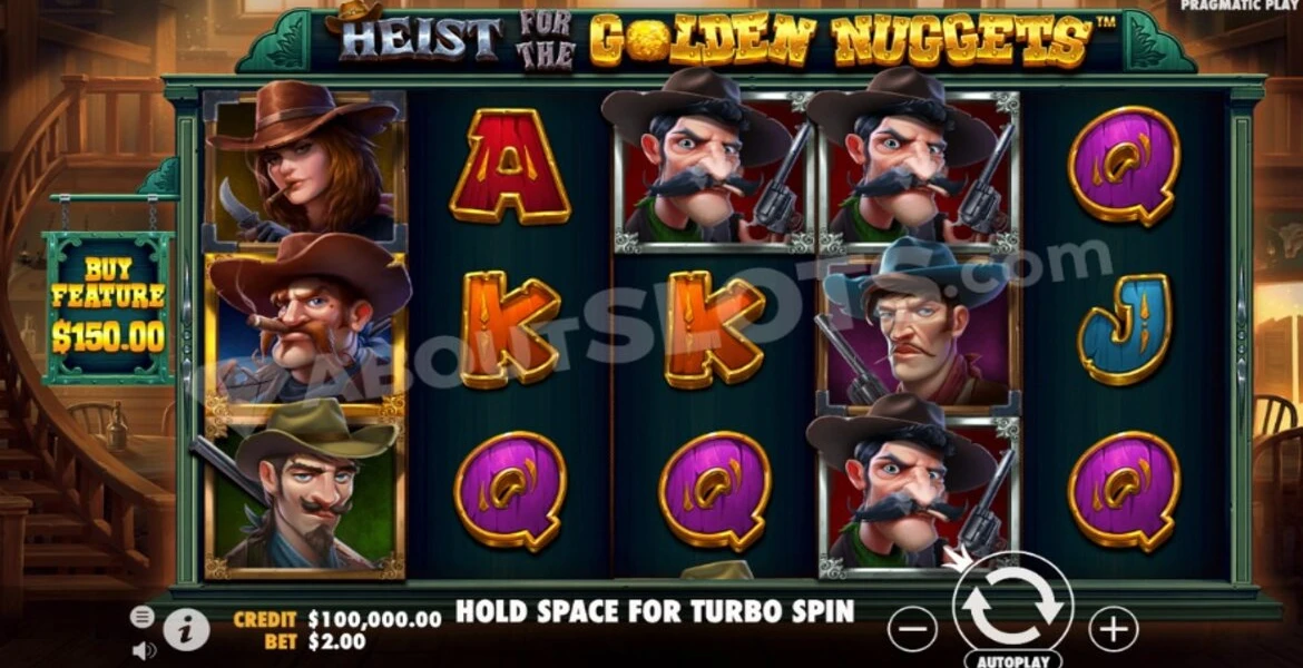 Play in Heist for the Golden Nuggets by Pragmatic Play for free now | SmartPokies