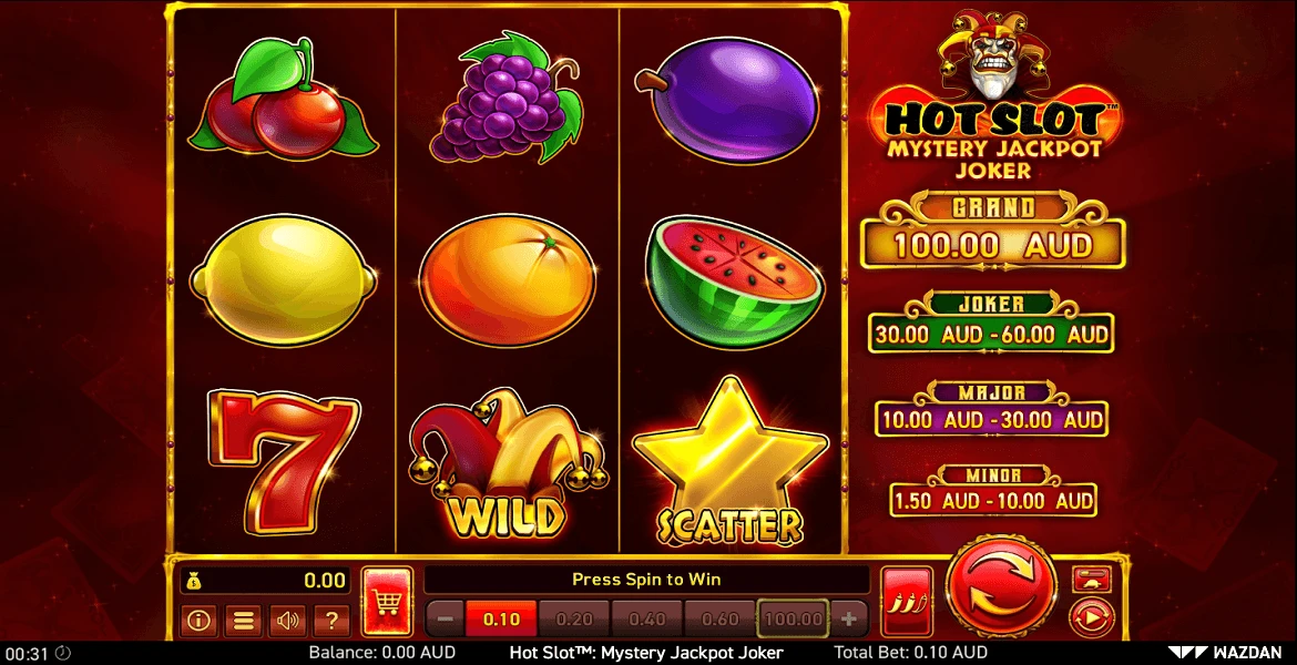 hot slot mystery jackpot joker pokie