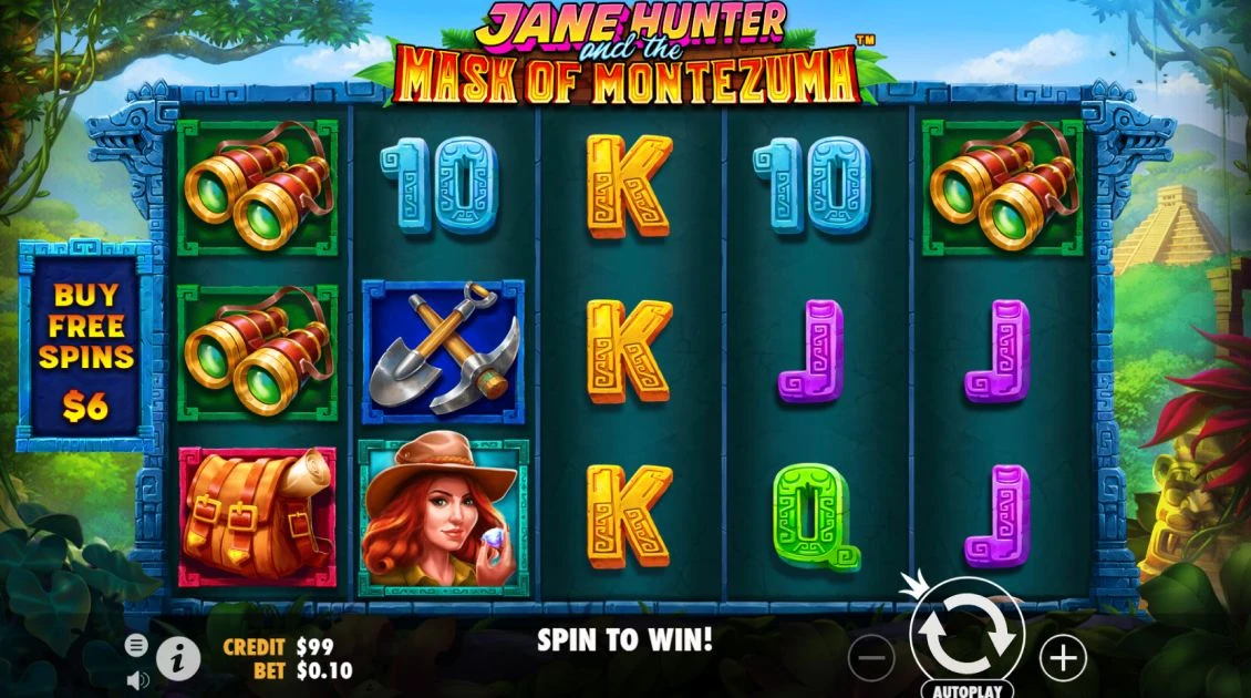 jane hunter and the mask of montezuma slot