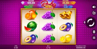 Play in Ruby Win Hold the Spin for free now | 