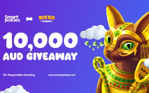 10,000 AUD Giveaway Announced by Smart Pokies and Bizzo Casino 